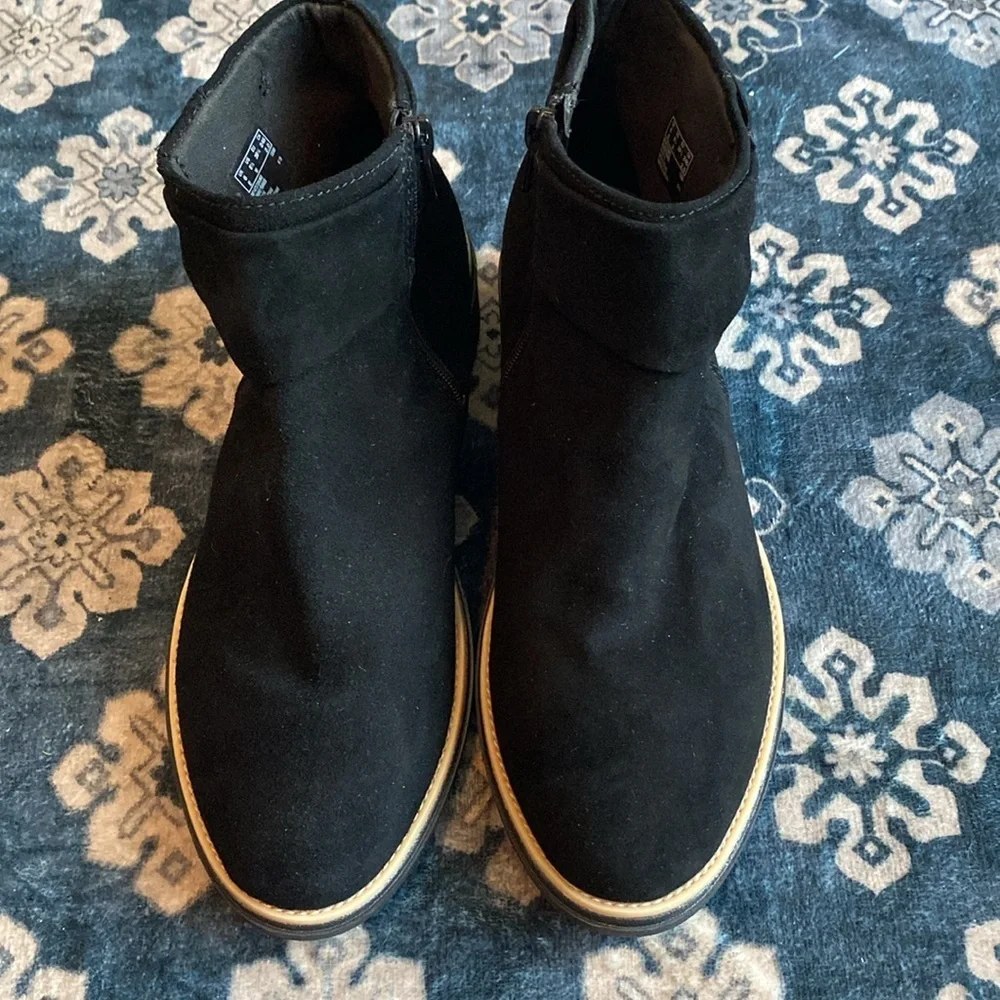 Clarks® Sharon Salon Women's Suede Ankle Boots, Black